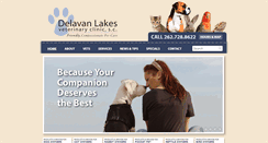 Desktop Screenshot of delavanlakesvet.com